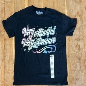 Spencer's Black Graphic Short Sleeve Tee